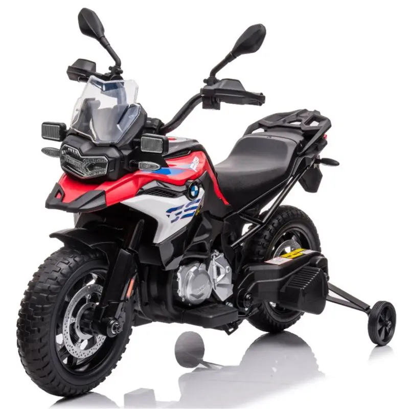 אופנוע BMW F850 GS עם גלגלי גומי אמיתיים 12 וולט